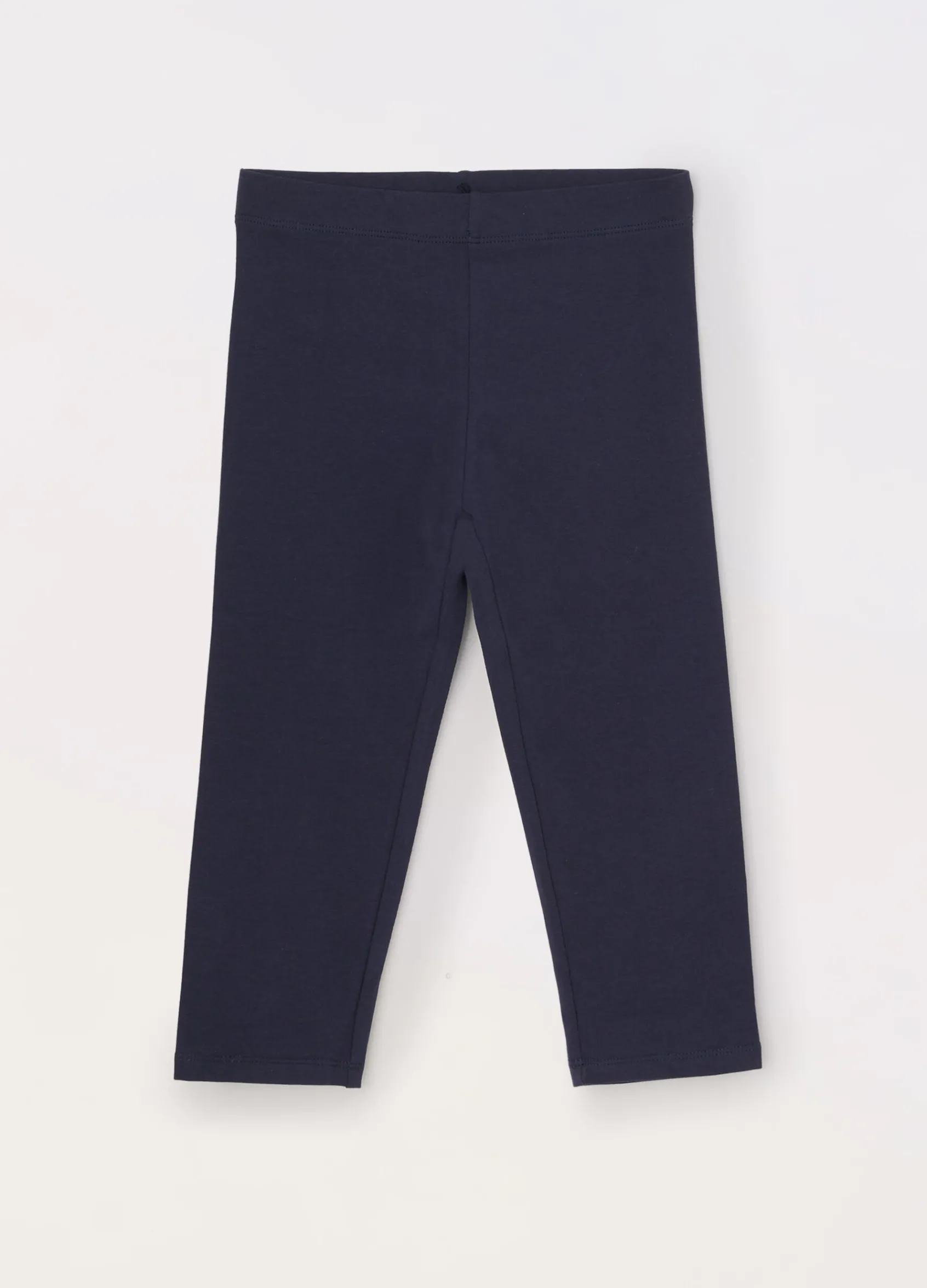 Blukids Leggings capri in jersey di cotone stretch ragazza- Pantaloni