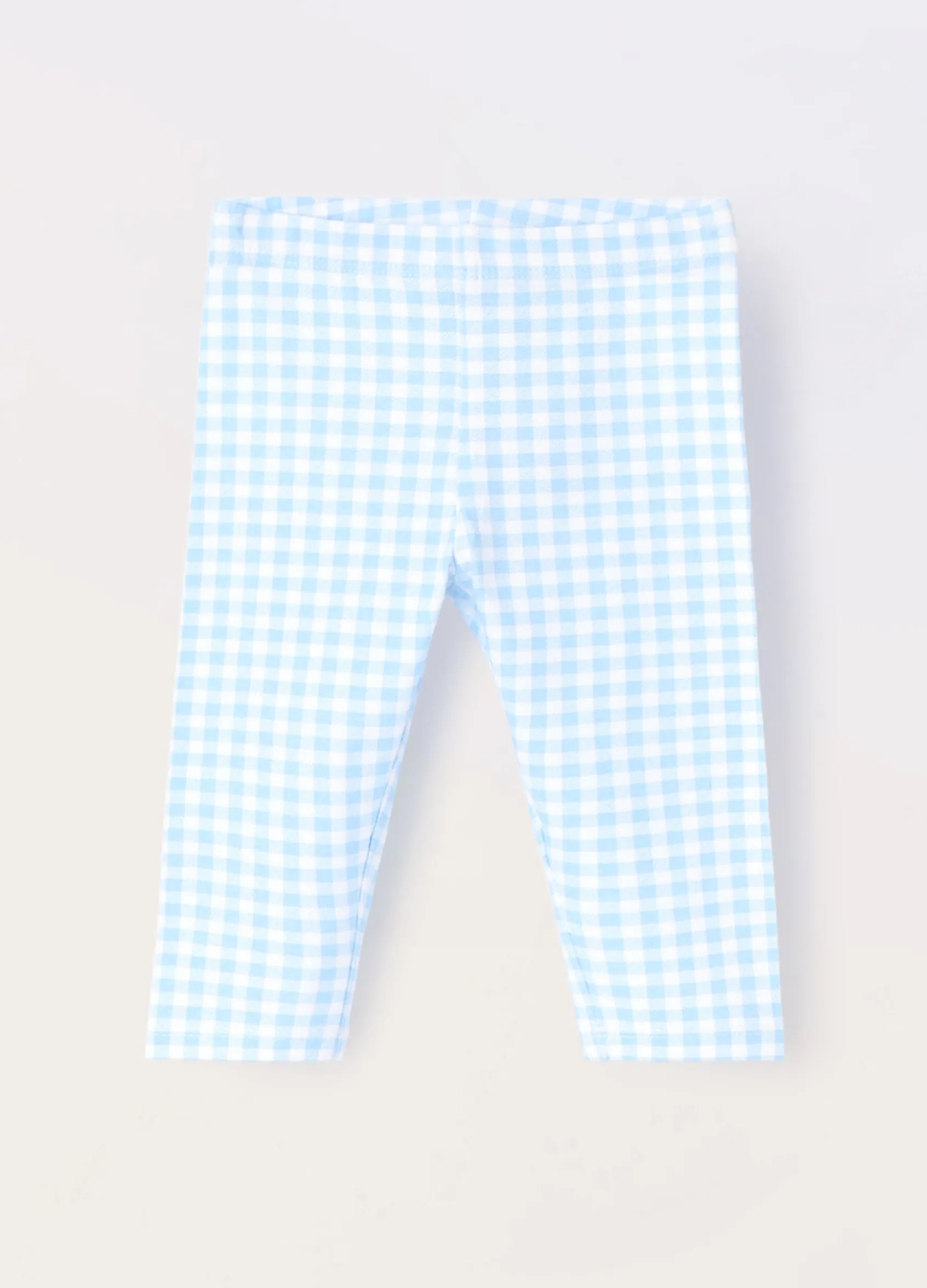 Blukids Leggings capri in jersey di cotone stretch neonata- Pantaloni