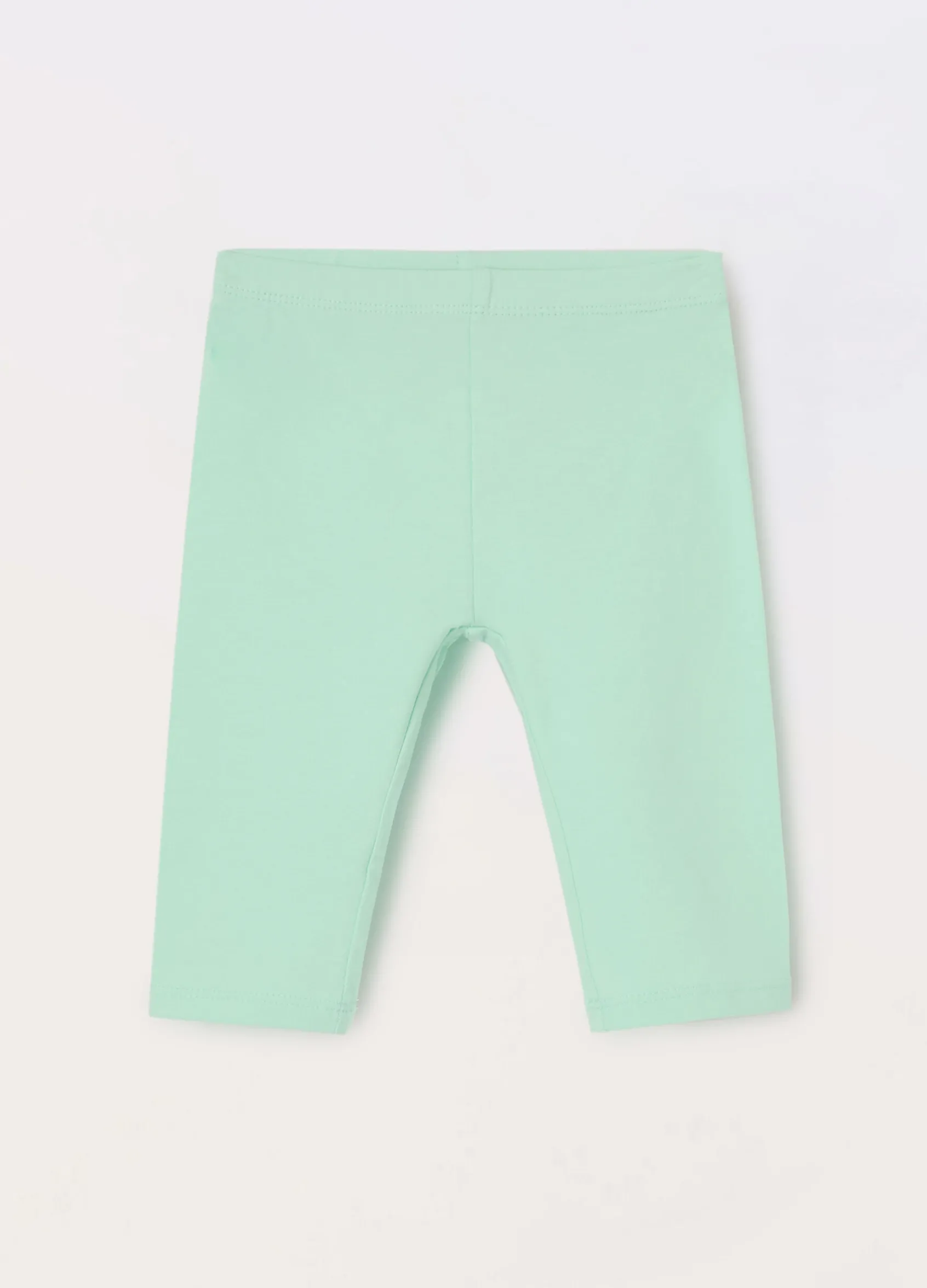 Blukids Leggings capri in jersey di cotone stretch neonata- Pantaloni
