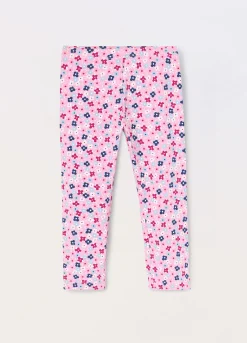 Blukids Leggings capri in jersey di cotone stretch bambina- Leggings