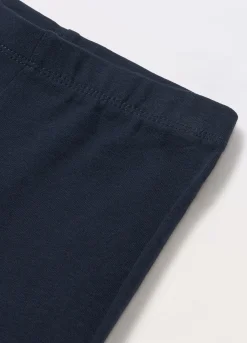 Blukids Leggings capri in jersey di cotone stretch bambina- Pantaloni