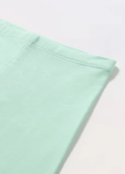 Blukids Leggings capri in jersey di cotone stretch neonata- Pantaloni