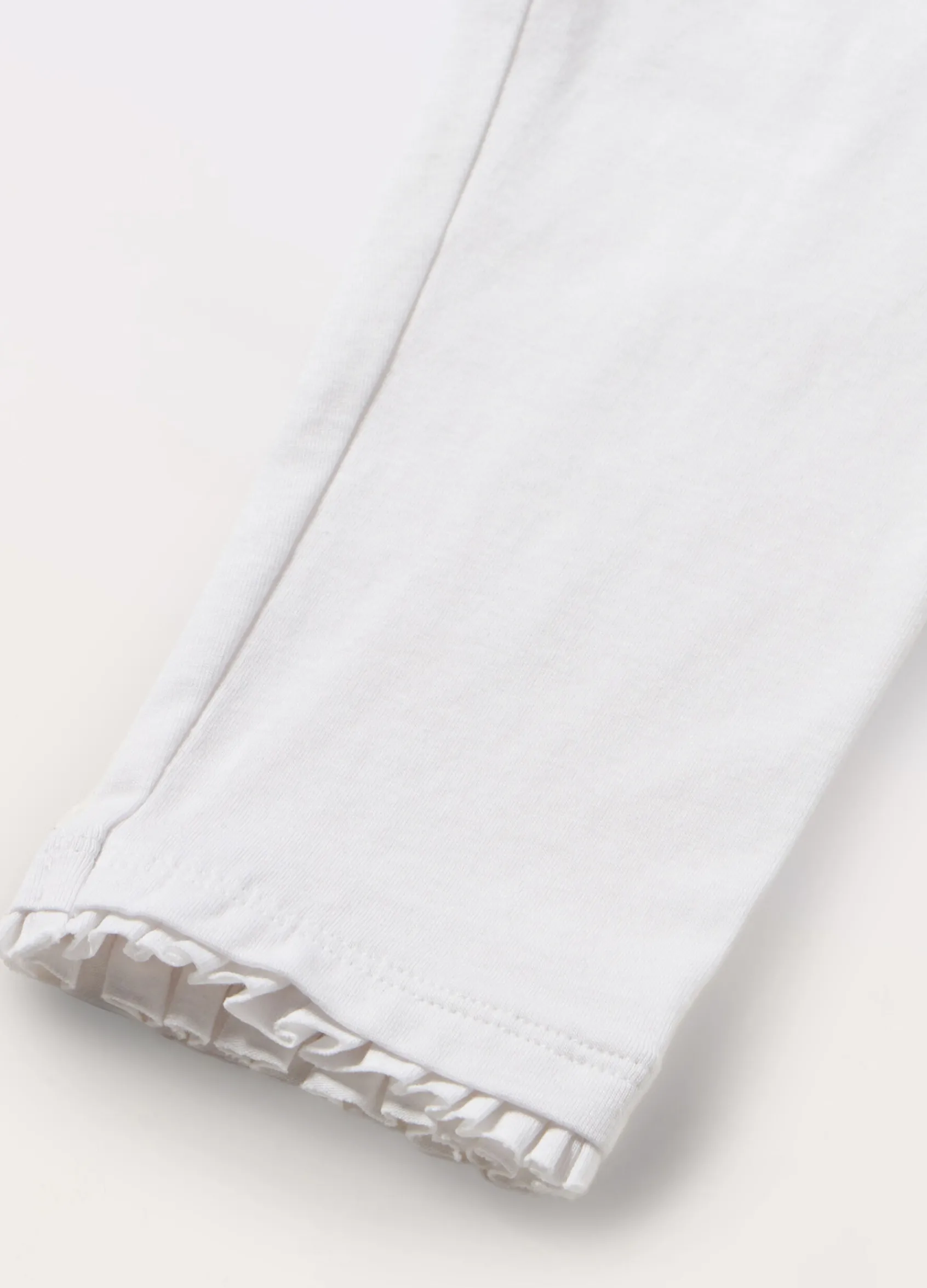 Blukids Leggings capri in jersey di cotone stretch bambina- Leggings