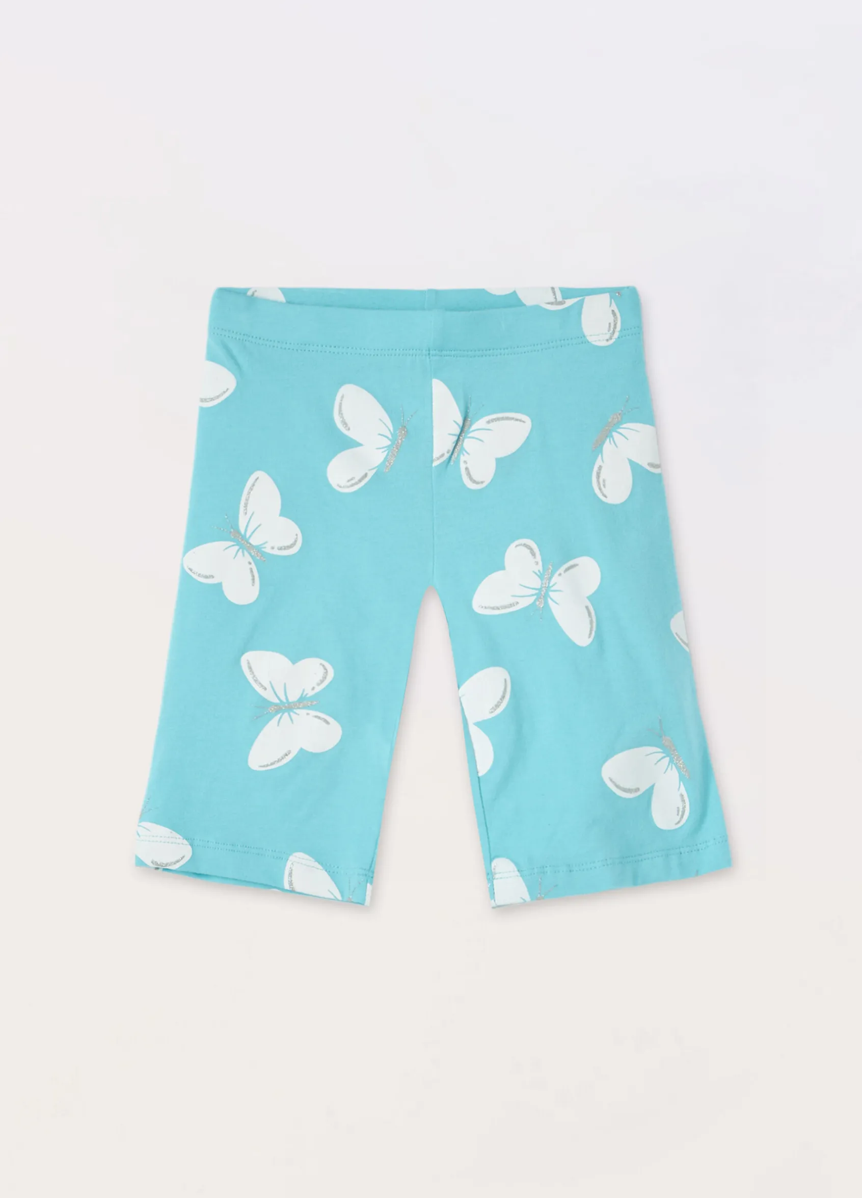 Blukids Leggings ciclista con stampa bambina- Leggings