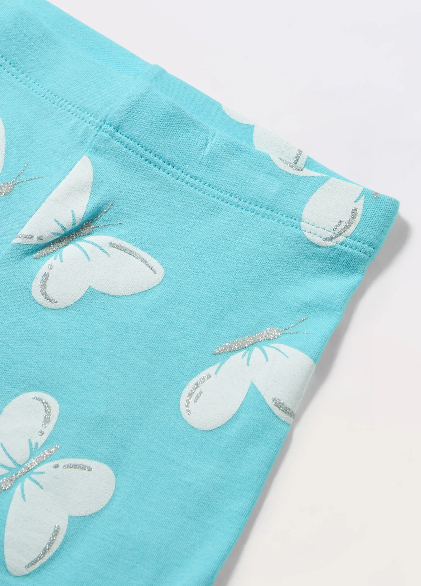 Blukids Leggings ciclista con stampa bambina- Leggings
