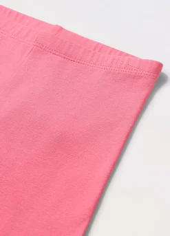 Blukids Leggings ciclista in cotone stretch neonata- Pantaloni
