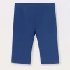 Blukids Leggings ciclista in jersey di cotone stretch bambina- Leggings