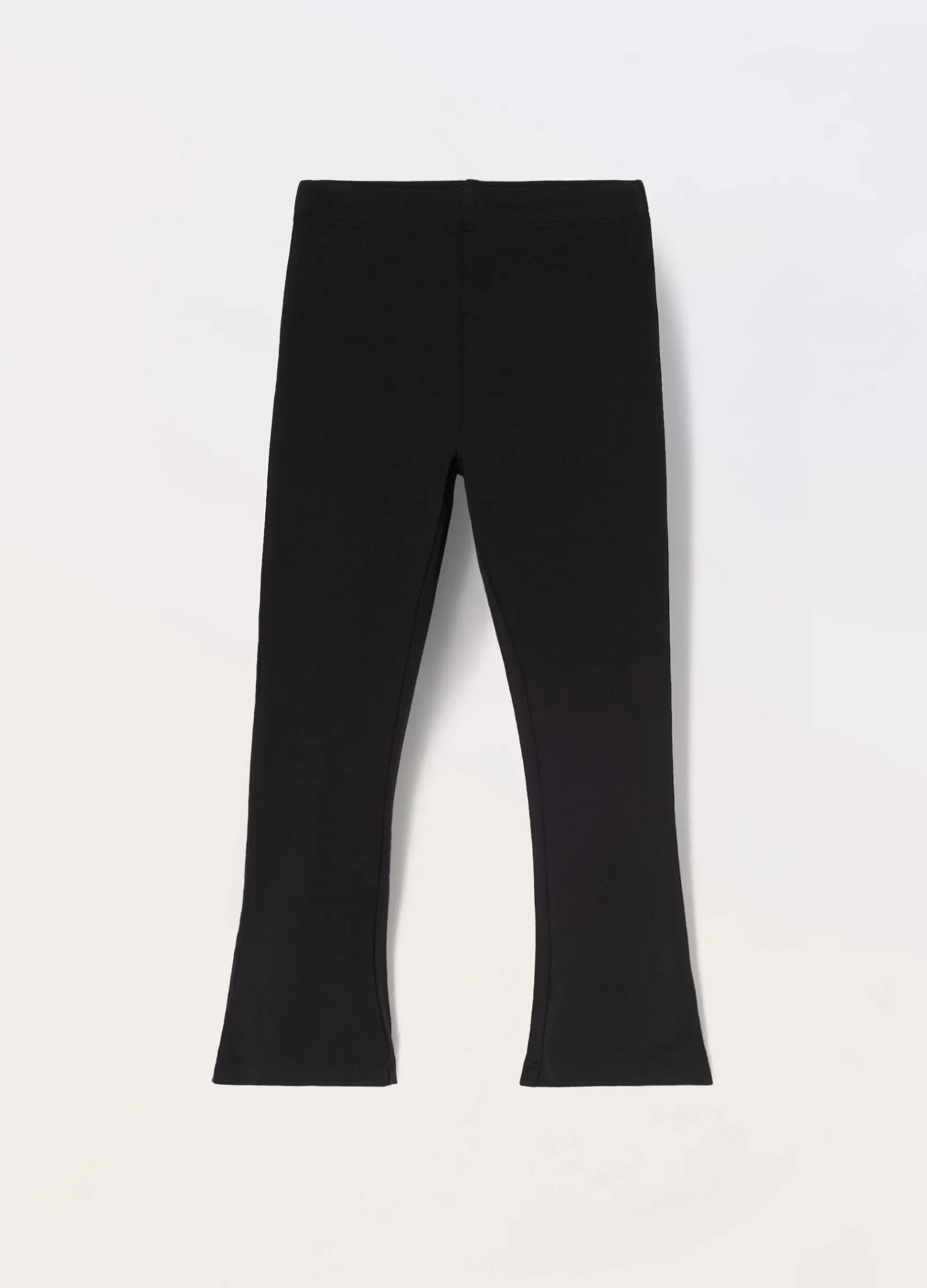 Blukids Leggings flare fit in cotone stretch bambina- Leggings