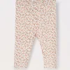 Blukids Leggings in costina di cotone stretch neonata- Pantaloni