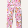 Blukids Leggings in cotone stretch con stampa bambina- Leggings