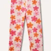 Blukids Leggings in cotone stretch con stampa bambina- Leggings