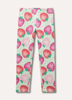 Blukids Leggings in cotone stretch con stampa bambina- Leggings
