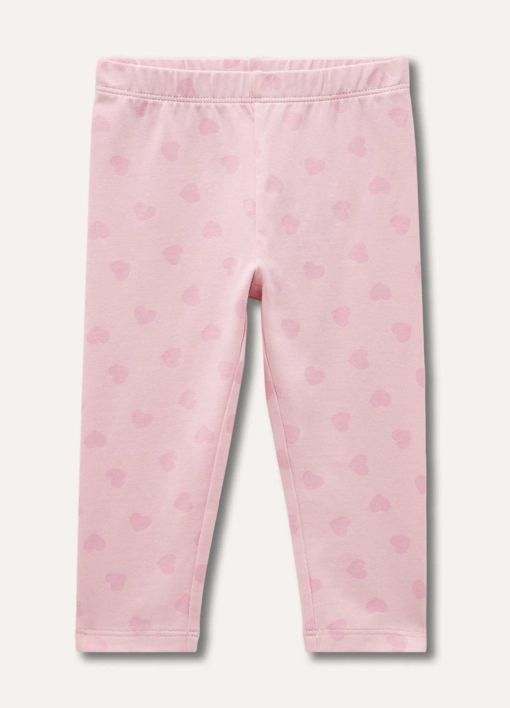 Blukids Leggings in cotone stretch stampati neonata- Pantaloni