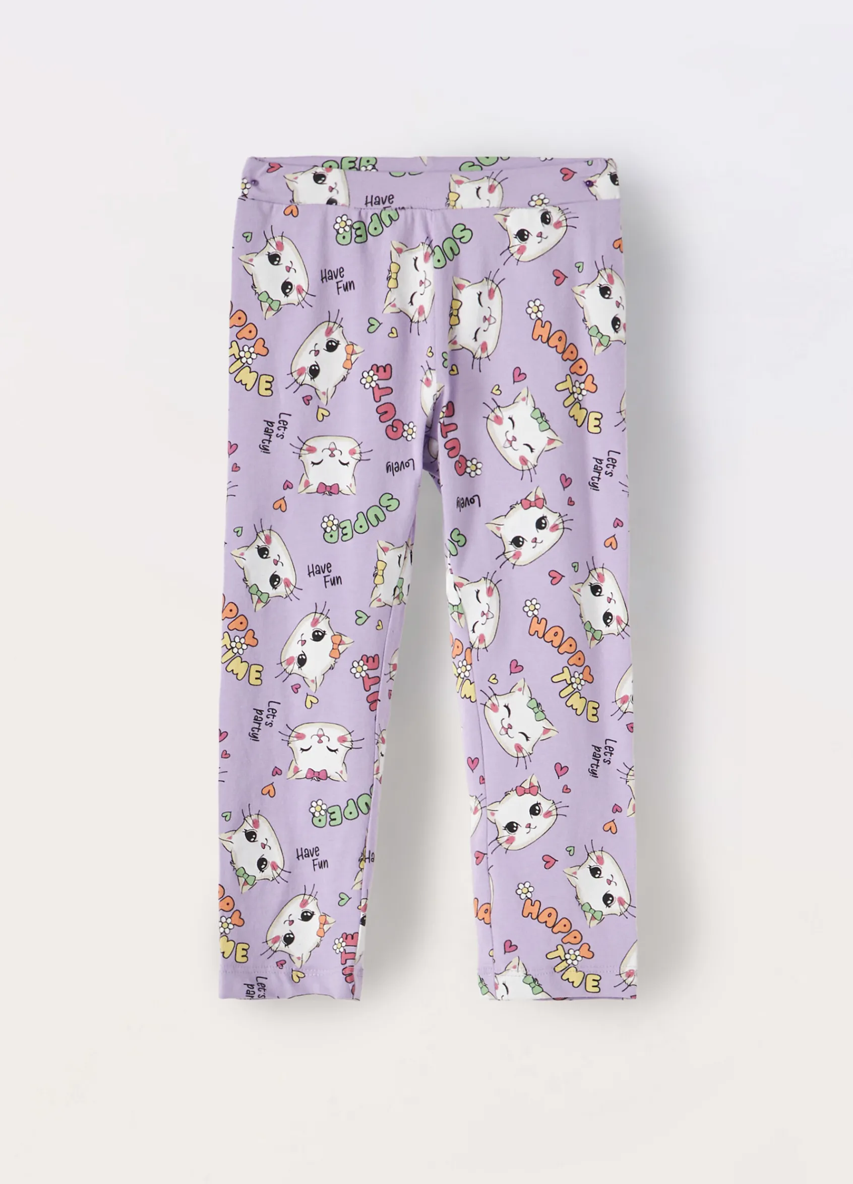 Blukids Leggings in cotone stretch bambina- Leggings