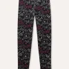 Blukids Leggings in cotone stretch con stampa ragazza- Pantaloni