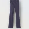 Blukids Leggings in cotone stretch flare fit ragazza- Pantaloni