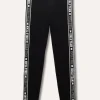 Blukids Leggings in cotone stretch con glitter ragazza- Pantaloni