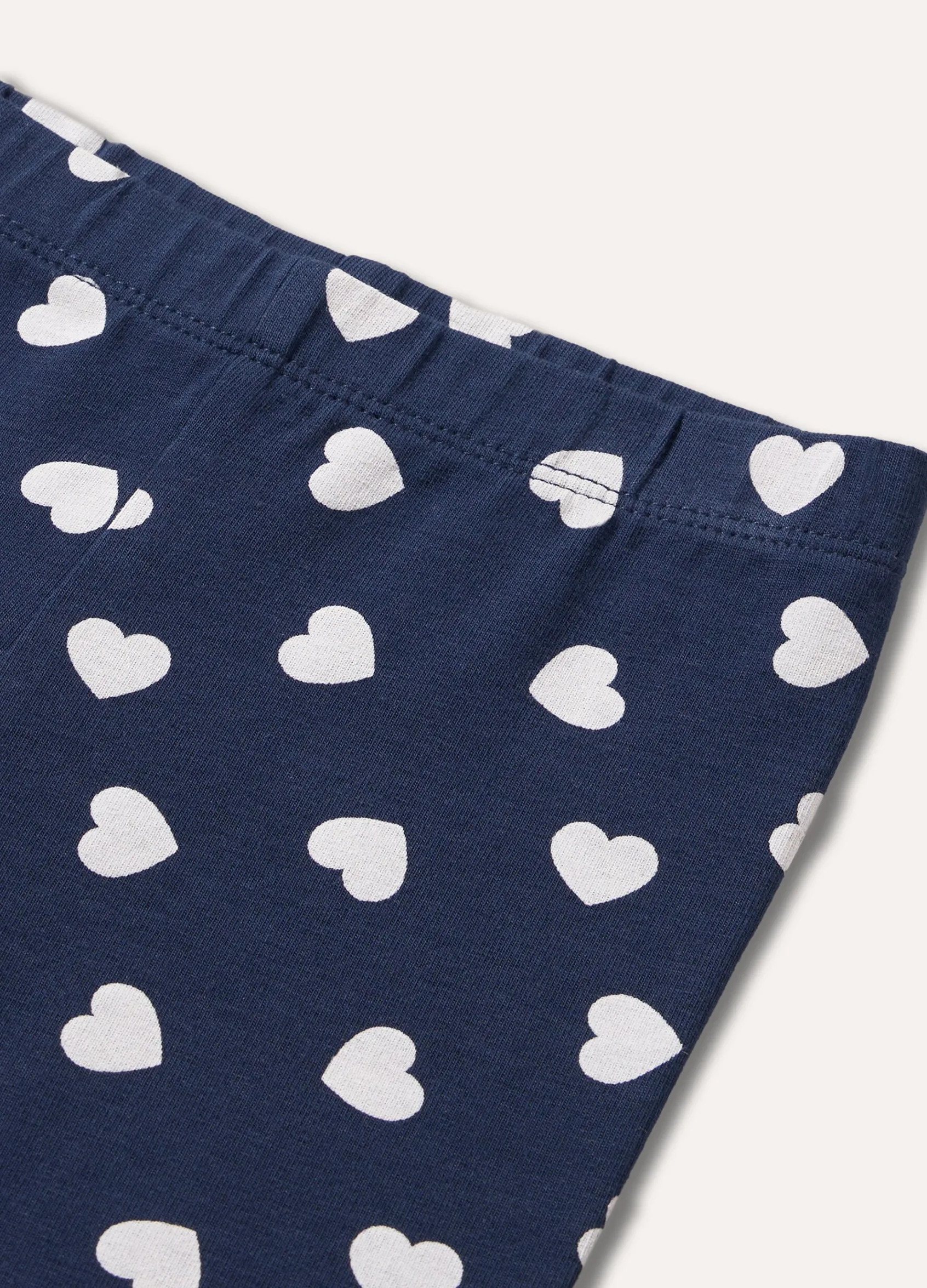 Blukids Leggings in cotone stretch stampati neonata- Pantaloni