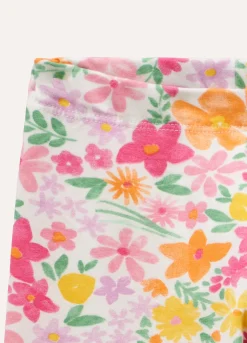 Blukids Leggings in cotone stretch con stampa bambina- Leggings