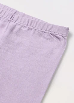 Blukids Leggings in cotone stretch neonata- Pantaloni