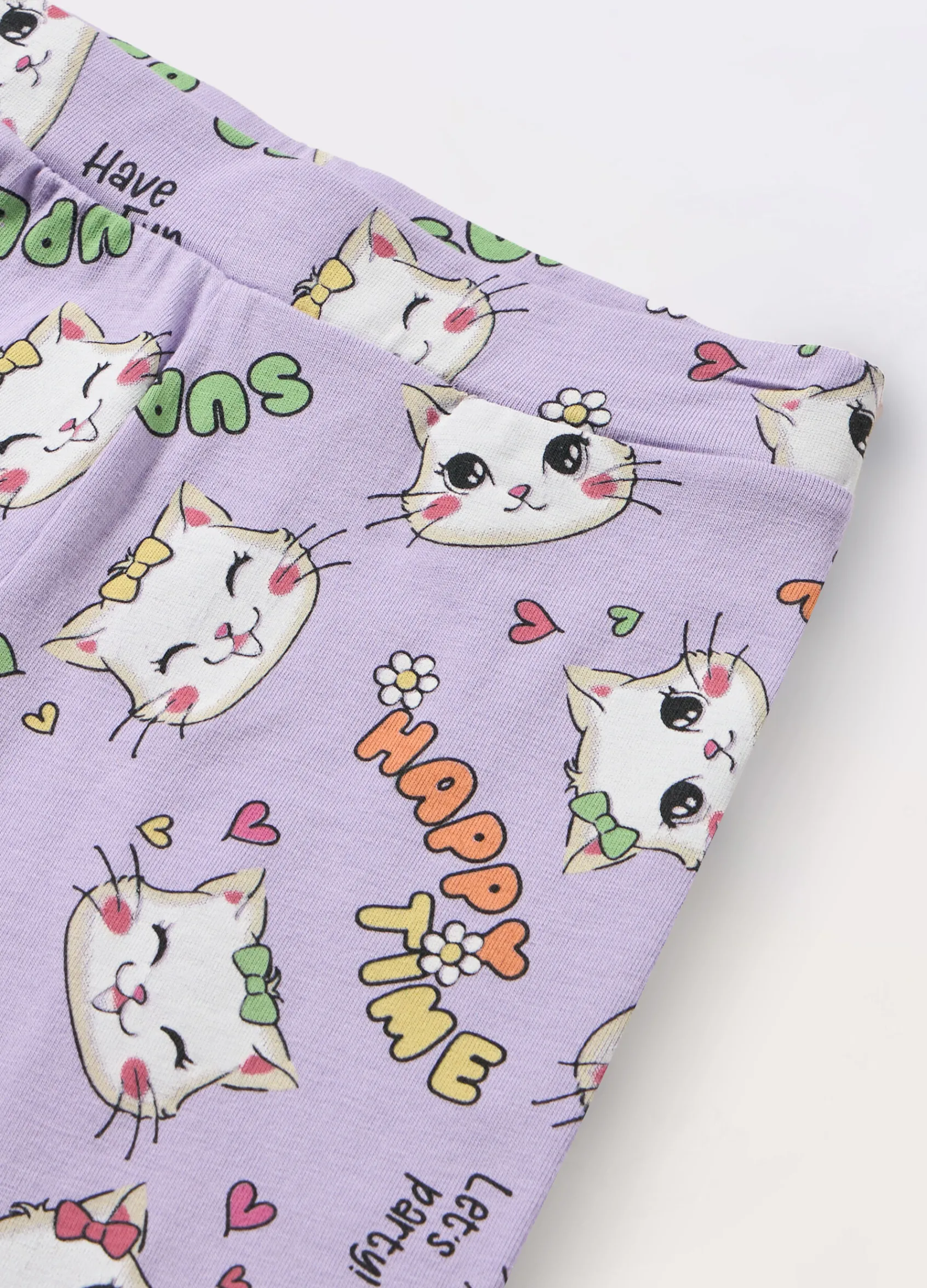 Blukids Leggings in cotone stretch bambina- Leggings