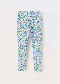 Blukids Leggings in french terry di cotone stretch bambina- Leggings