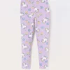 Blukids Leggings in french terry di cotone stretch bambina- Leggings