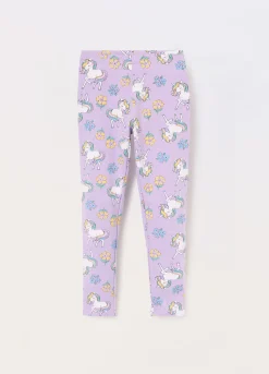Blukids Leggings in french terry di cotone stretch bambina- Leggings