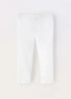 Blukids Leggings in jersey di cotone stretch bambina- Pantaloni