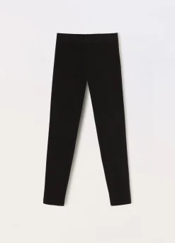 Blukids Leggings in jersey di cotone stretch ragazza- Pantaloni