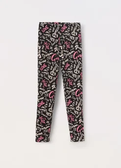 Blukids Leggings in jersey di cotone stretch ragazza- Pantaloni