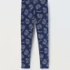 Blukids Leggings in jersey di cotone stretch bambina- Leggings