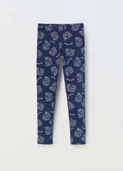 Blukids Leggings in jersey di cotone stretch bambina- Leggings