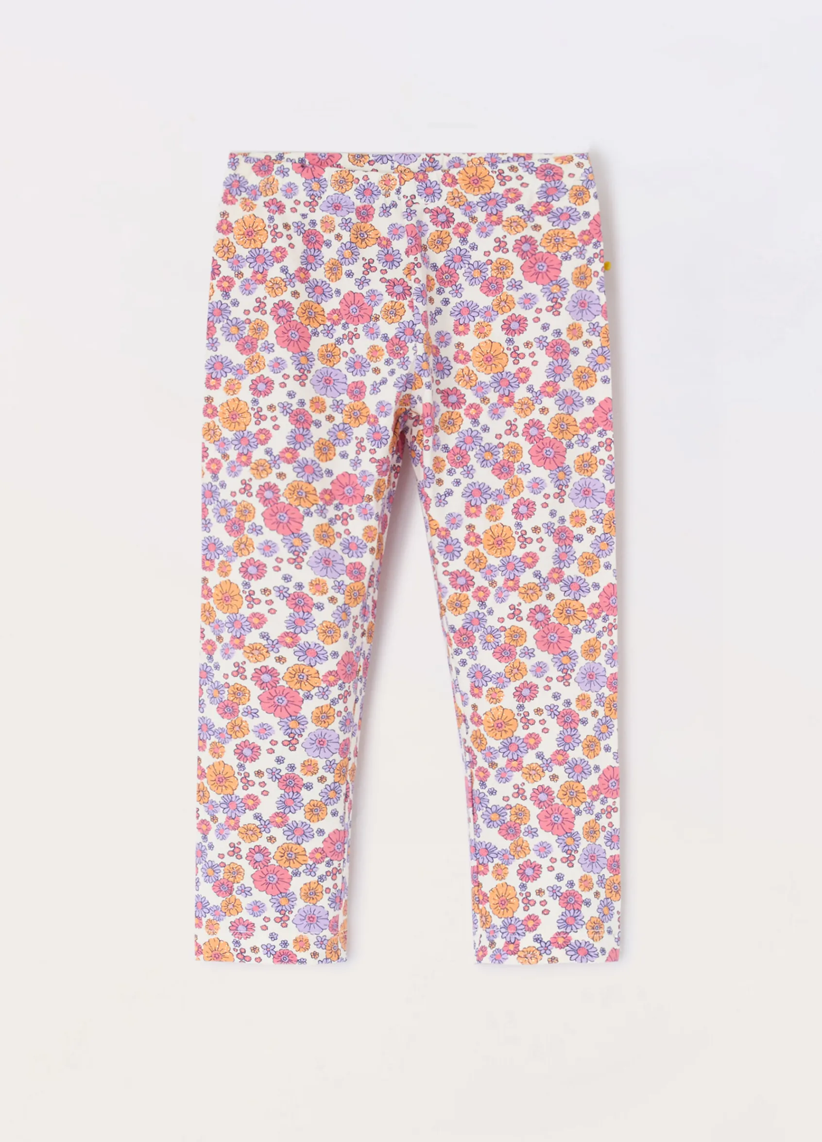 Blukids Leggings in jersey di cotone stretch bambina- Leggings