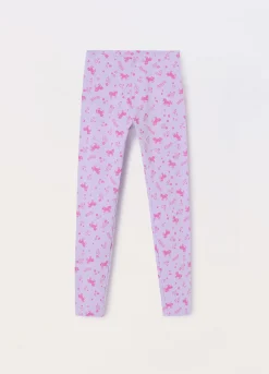 Blukids Leggings in jersey di cotone stretch bambina- Leggings