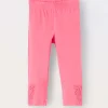 Blukids Leggings in jersey di cotone stretch bambina- Pantaloni