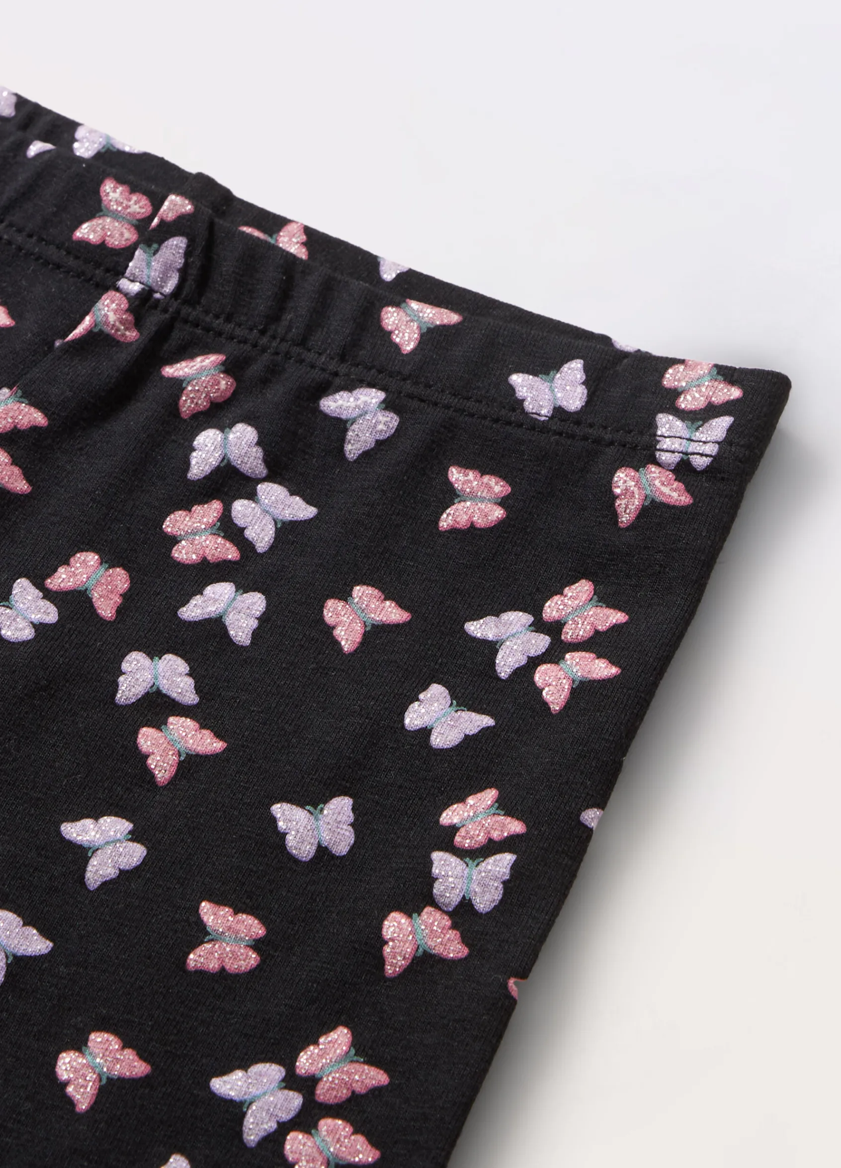Blukids Leggings in jersey di cotone stretch bambina- Leggings