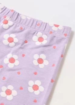 Blukids Leggings in jersey di cotone stretch bambina- Leggings