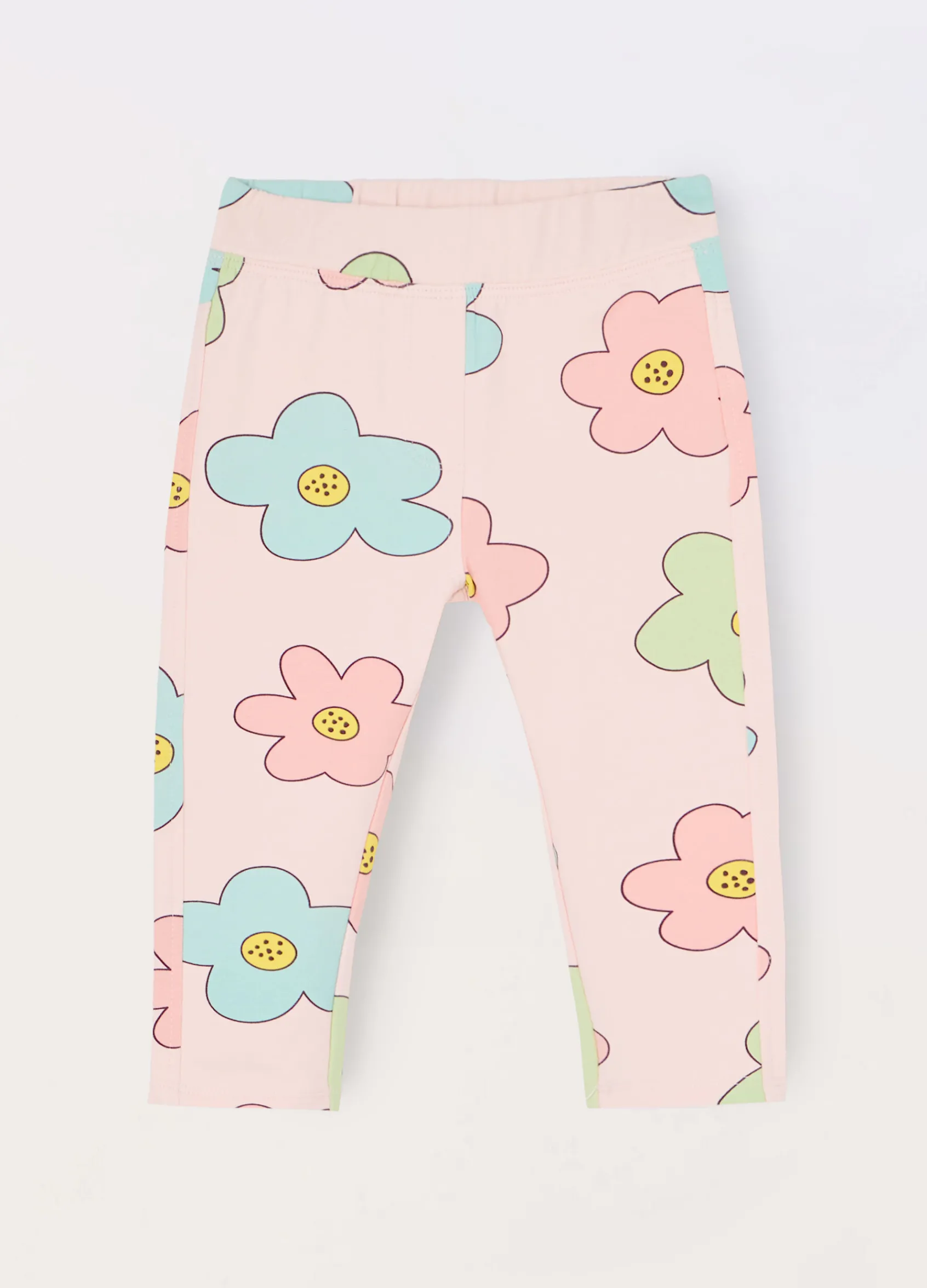 Blukids Leggings in puro cotone neonata- Pantaloni
