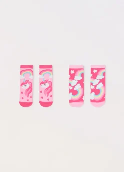 Blukids Pack 2 calze antiscivolo misto cotone- Multipack | Intimo