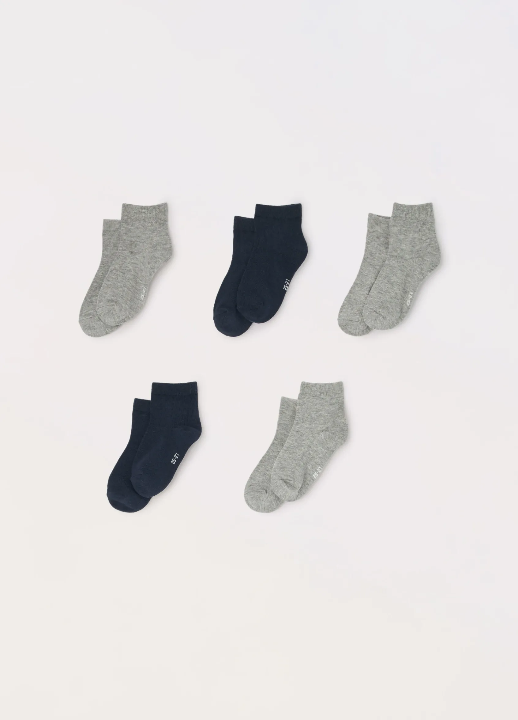 Blukids Pack 5 calze corte-Bambino Accessori | Multipack