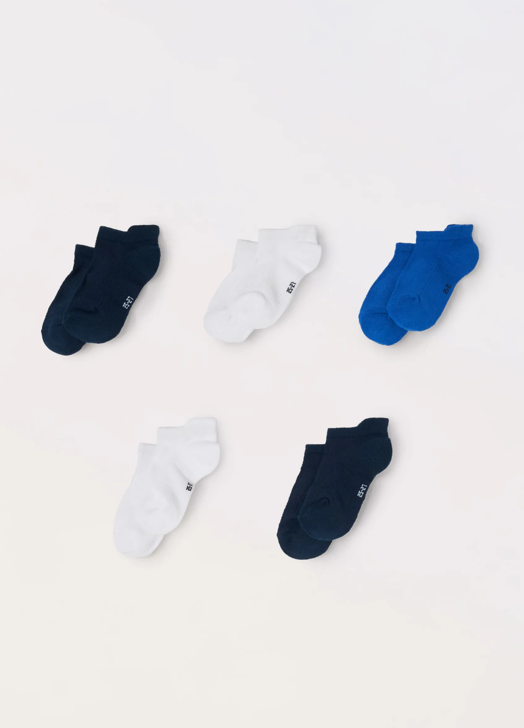 Blukids Pack 5 calze corte-Bambino Multipack | Accessori