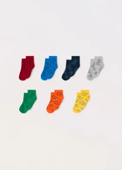 Blukids Pack 7 calze corte-Bambino Multipack | Accessori