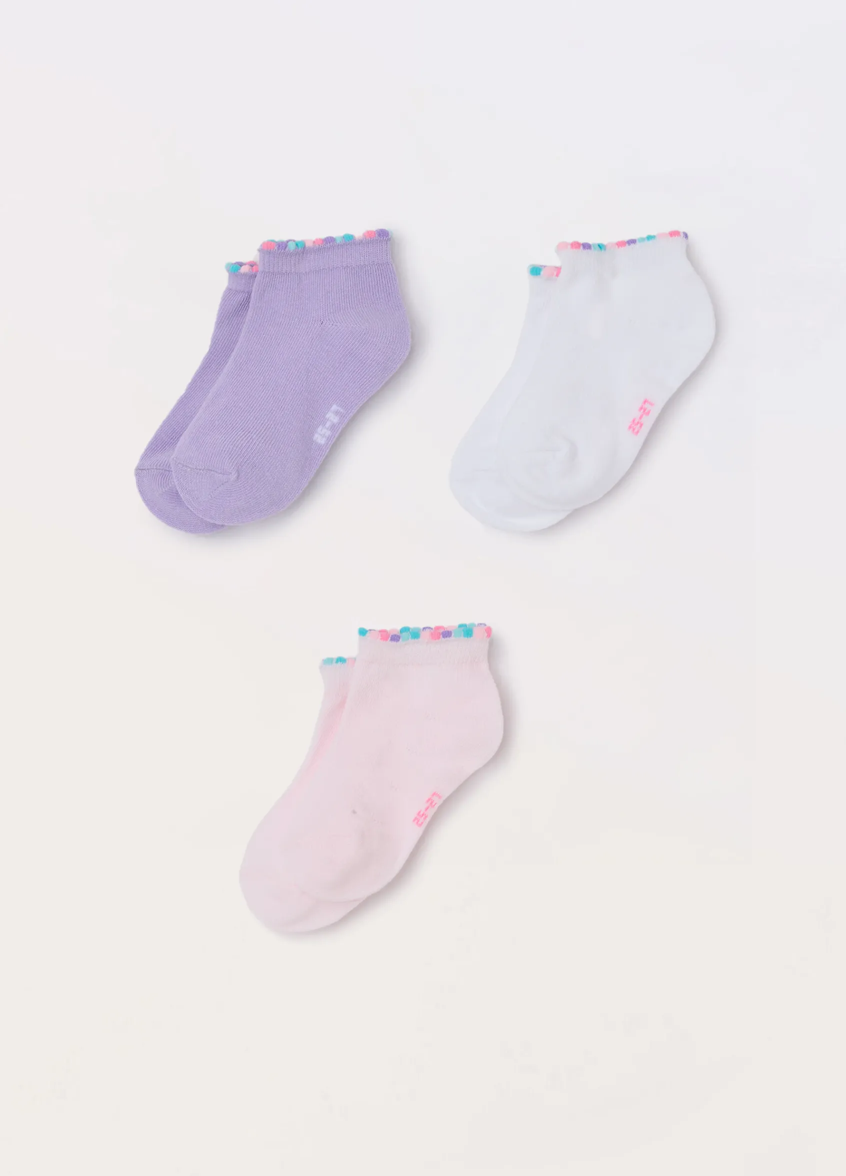 Blukids Pack 3 calze corte- Multipack | Intimo