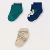 Blukids Pack 3 calze corte misto cotone neonato- Accessori