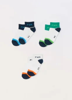 Blukids Pack 3 calze corte misto cotone-Bambino Multipack | Intimo