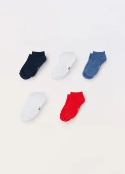 Blukids Pack 5 calze corte misto cotone-Bambino Multipack | Intimo