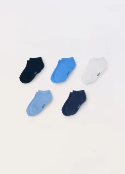 Blukids Pack 5 calze corte misto cotone-Bambino Multipack | Intimo