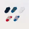 Blukids Pack 5 calze corte misto cotone-Bambino Multipack | Intimo