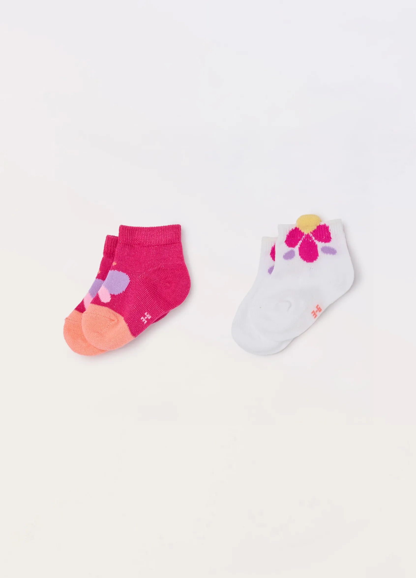 Blukids Pack 2 calze corte misto cotone neonata- Accessori